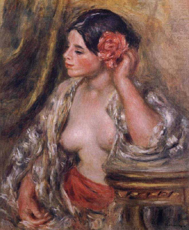 Gabrielle a Sa Coiffure, Pierre-Auguste Renoir